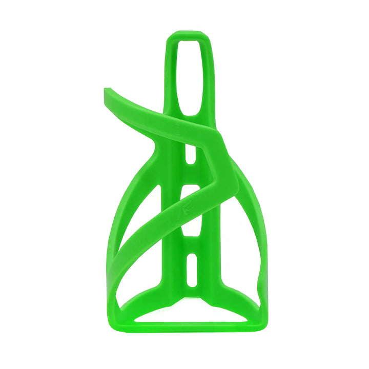 bepositive cycling bottle holder green front view