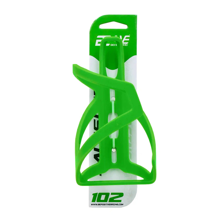 bepositive cycling bottle holder green front view