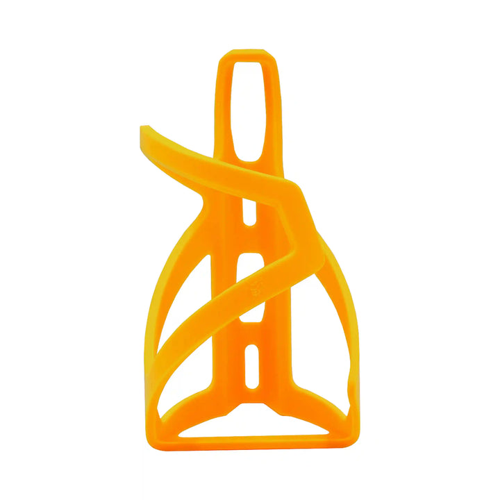 bepositive cycling bottle holder orange front view