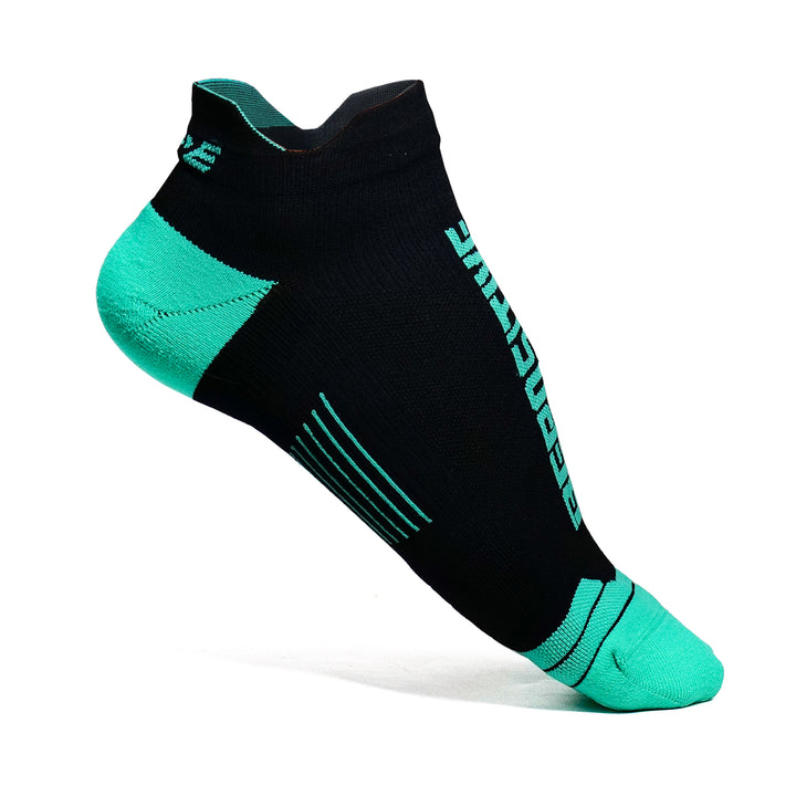 Bepositive Sports Ankle Socks black blue right view