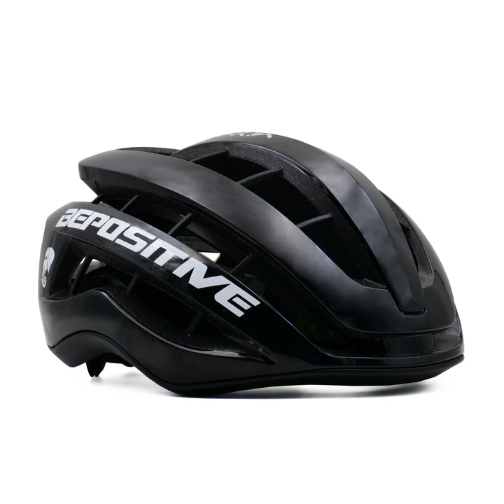 torque cycling helmet black right side view