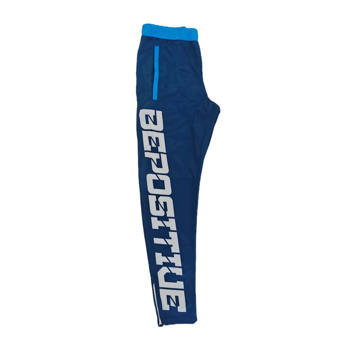 bepositive trackpants blue sideview