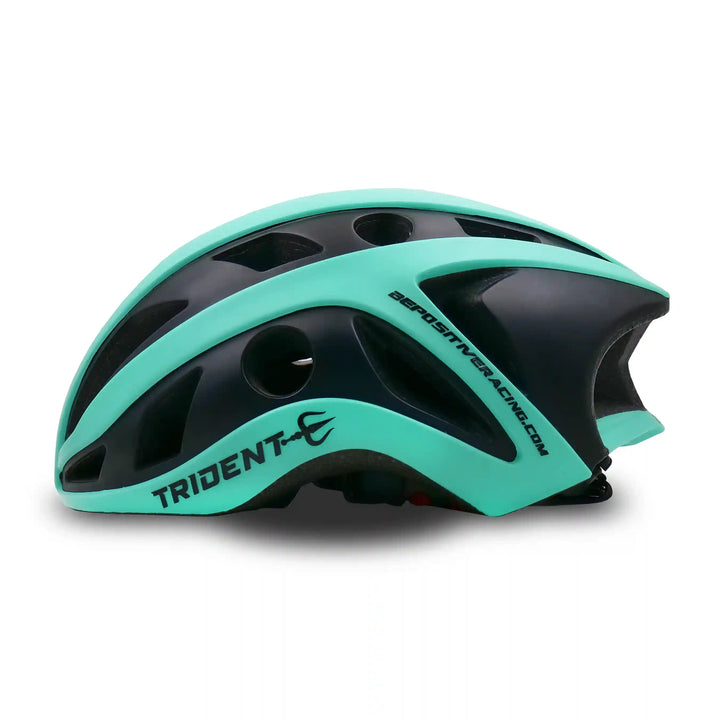 bepositive trident cycling helmet left side view