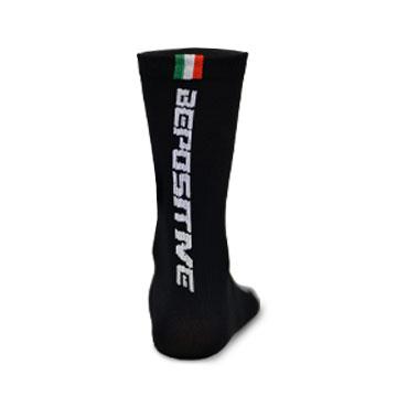 Bepositive Unisex Sports Socks black back view