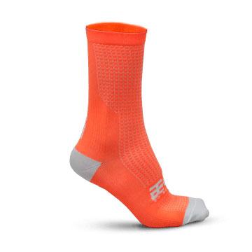 Bepositive Unisex Sports Socks orange right side view