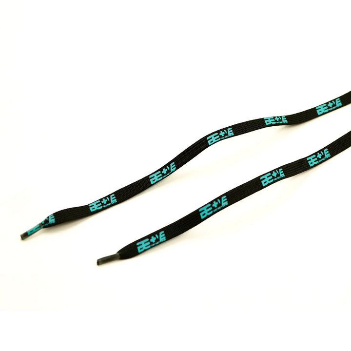 bepositive wax laces blue close view