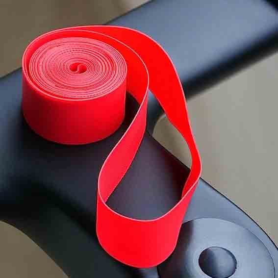 bicycle rim tape nylon (18mm) red tape view