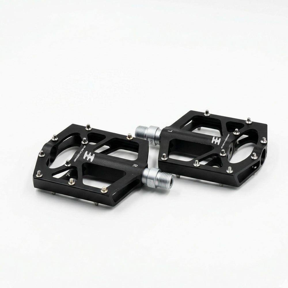 Backbone Alloy Bicycle Flat Pedals – Lightweight Platform Pedals – Bepocart