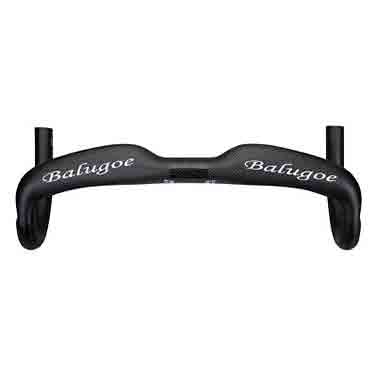 Balugoe Full Carbon Fiber Road Bicycle Drop Handlebar black full view