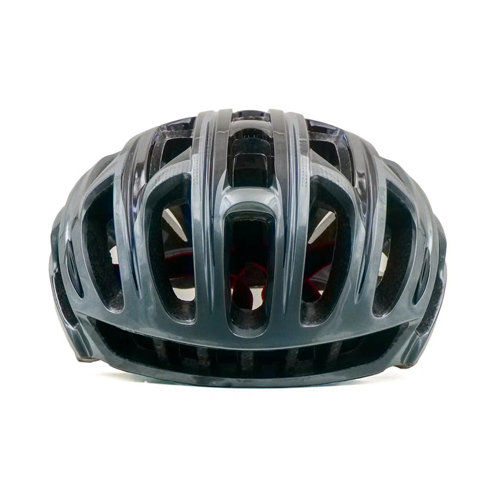 casque cycling helmet black front view