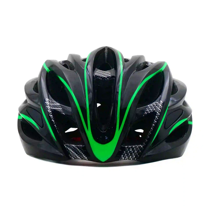 Cosmo Cycling Helmet black green front view