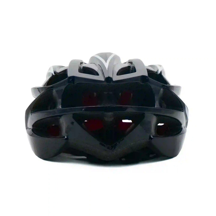 Cosmo Cycling Helmet black white back view