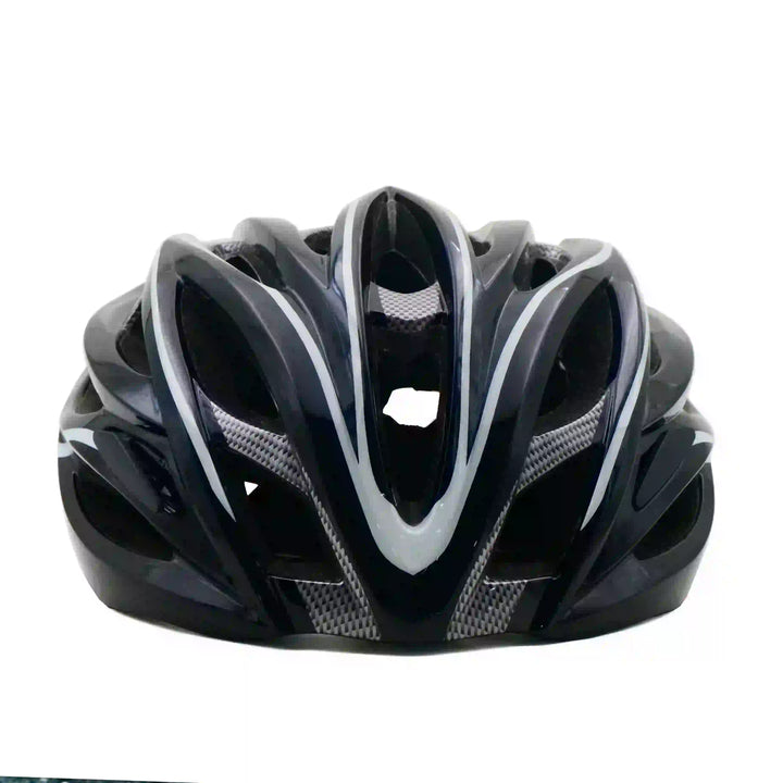 Cosmo Cycling Helmet black white front view