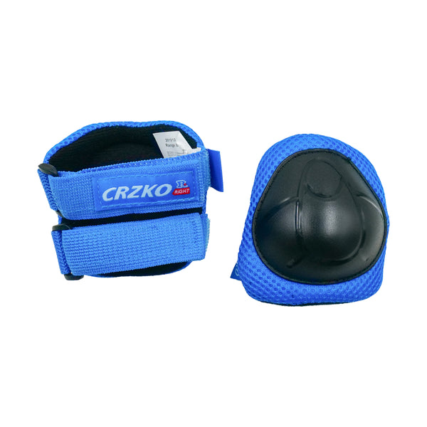 CRZKO 6 IN 1 Protective Gear Kit Knee Pads black blue
