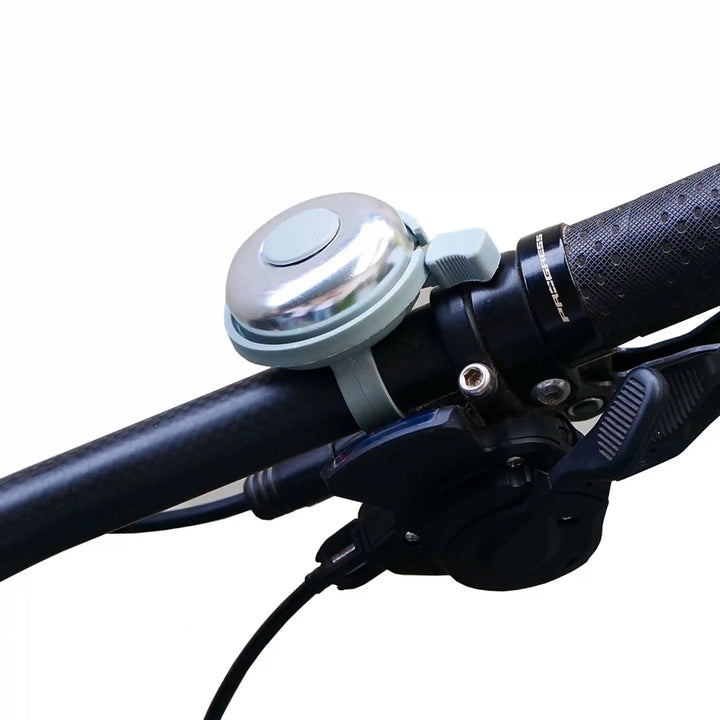 Buzzing Bee Bicycle Bell fitted on a bicyccle handlebar