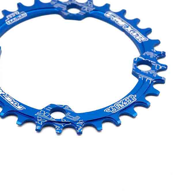 FMFXTR 104-BCD 32T Chainring blue side view