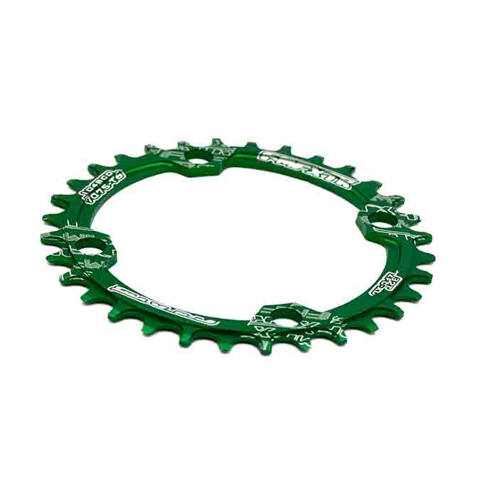 FMFXTR 104-BCD 32T Chainring green side view