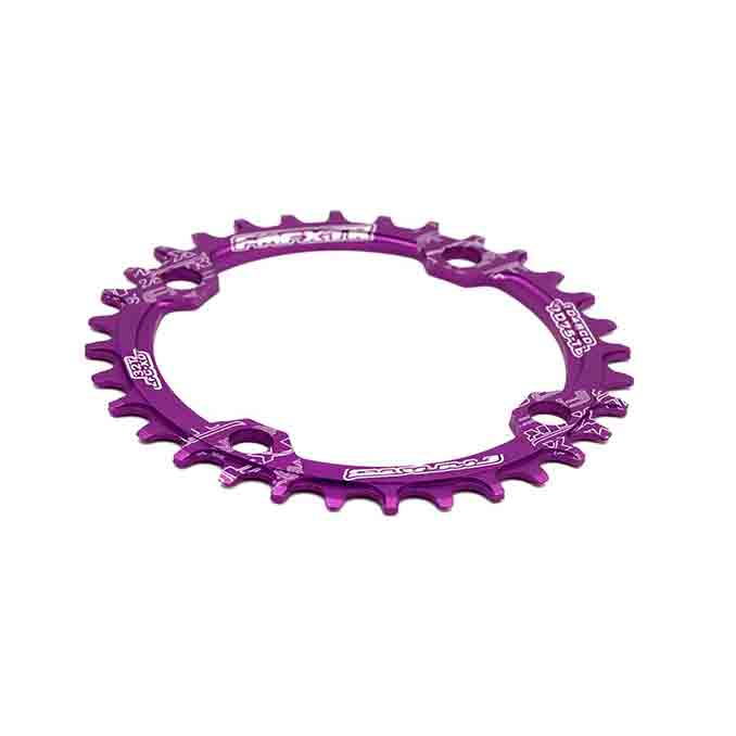 FMFXTR 104-BCD 32T Chainring purle side view