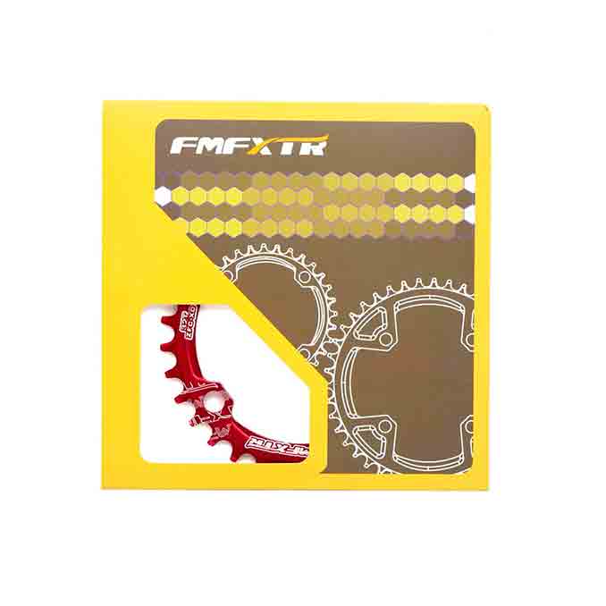 FMFXTR 104-BCD 32T Chainring red with pack view