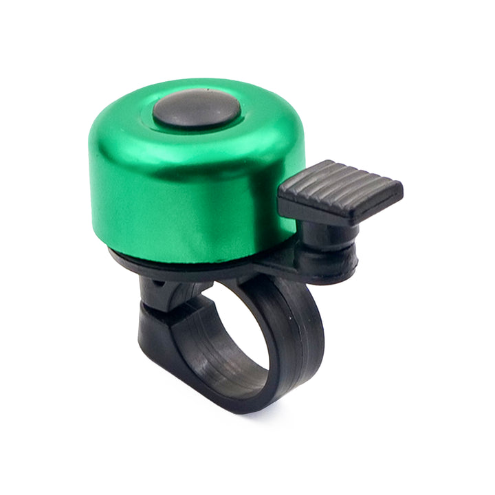 Cycle Chime Bell green front view
