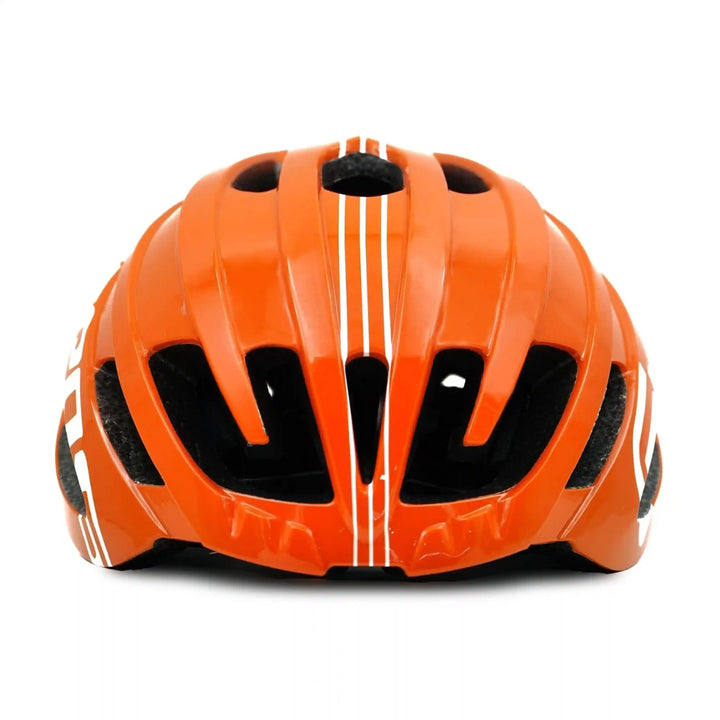 Bepositive Guardian 5.1 orange cycling helmets front side view