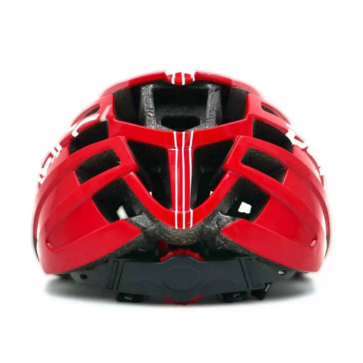 Bepositive Guardian 5.1 red cycling helmets back side view