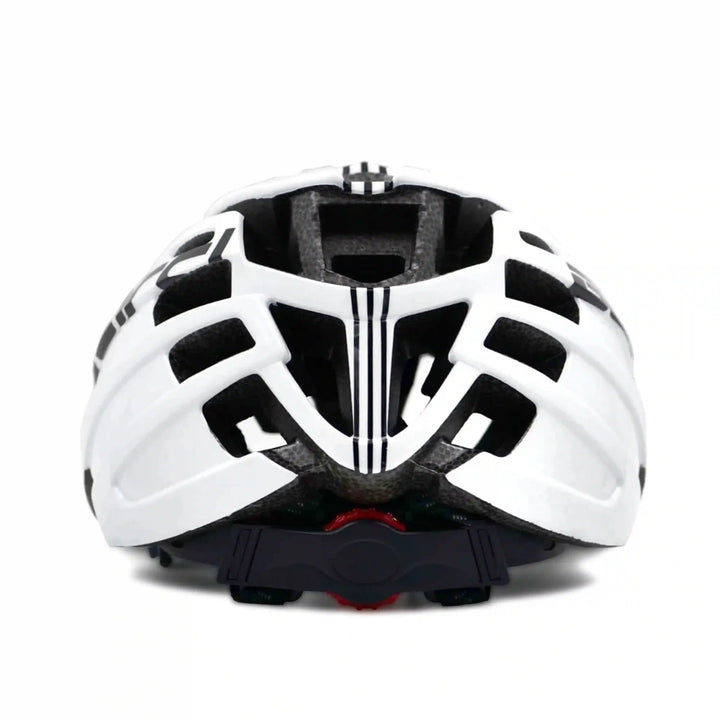 Bepositive Guardian 5.1 white cycling helmets back side view