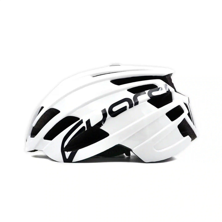 Bepositive Guardian 5.1 white cycling helmets left side view