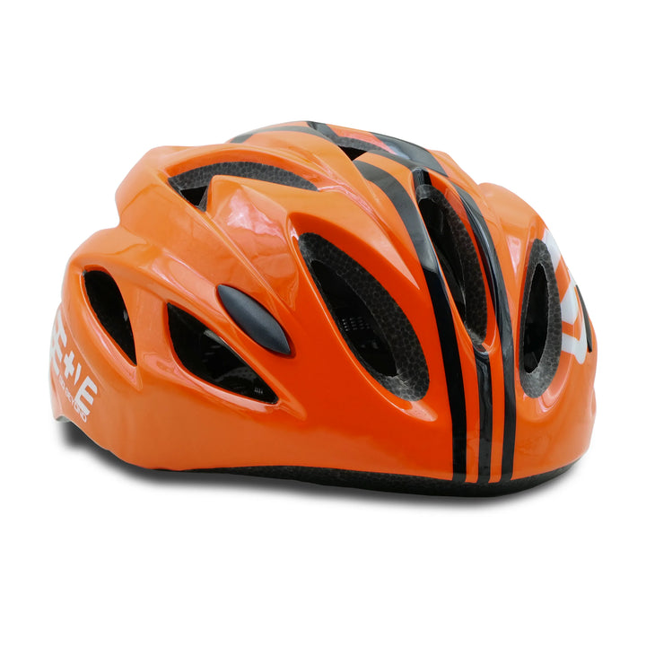 guardian cycling helmet orange side view