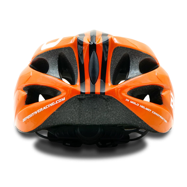 guardian cycling helmet orange back view