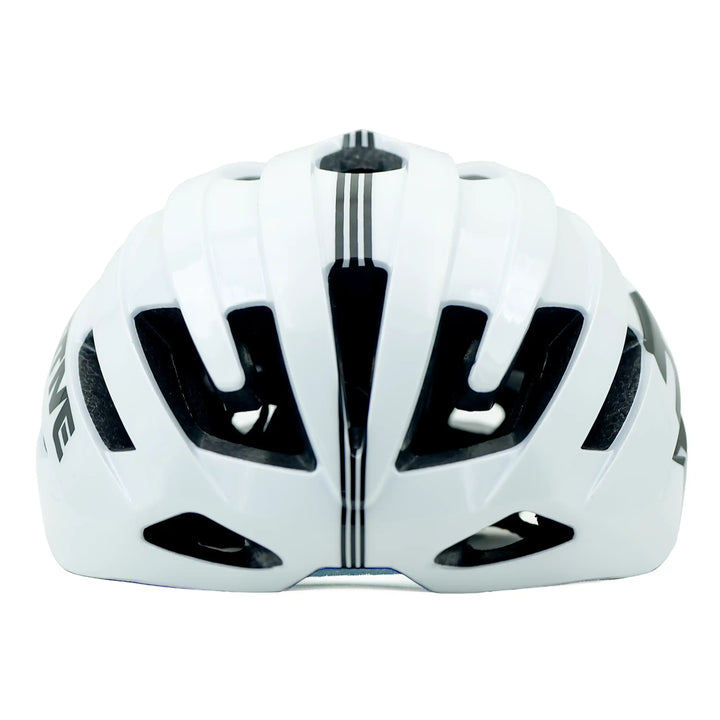 Bepositive Guardian 5.2 cycling white  helmet in a  white background frontview