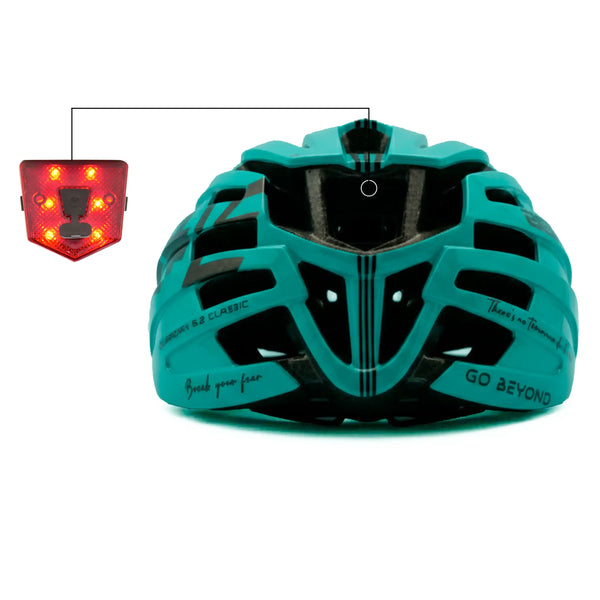 Bepositive Guardian 5.2 Classic cycling helmet+ Helmet Backlight combo