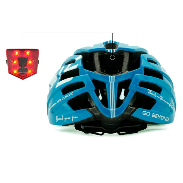 Bepositive Guardian 5.2 Classic cycling helmet+ Helmet Backlight combo
