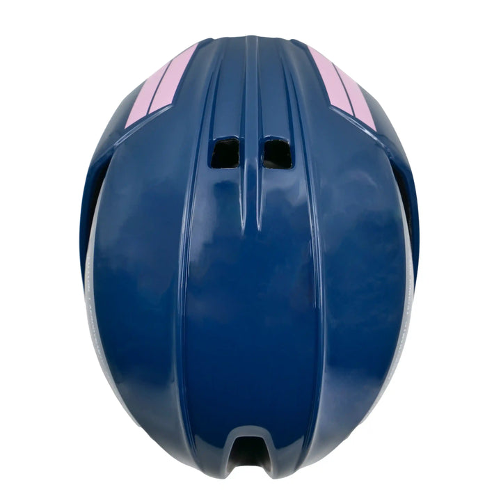 Hjc furion cycling helmet blue top view