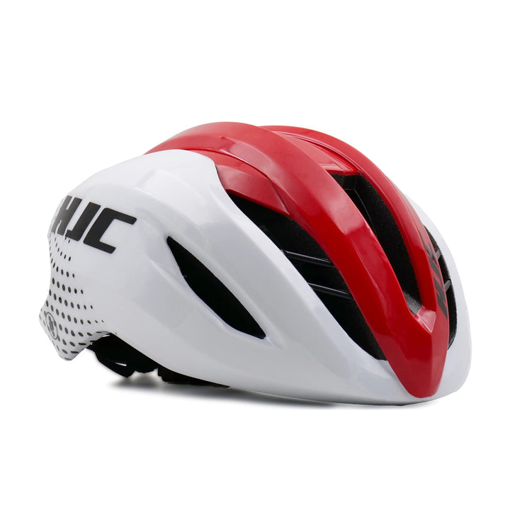 Hjc Valeco Bicycle Helmet white red right side view