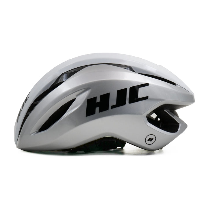 Hjc Valeco Bicycle Helmet silver white side view