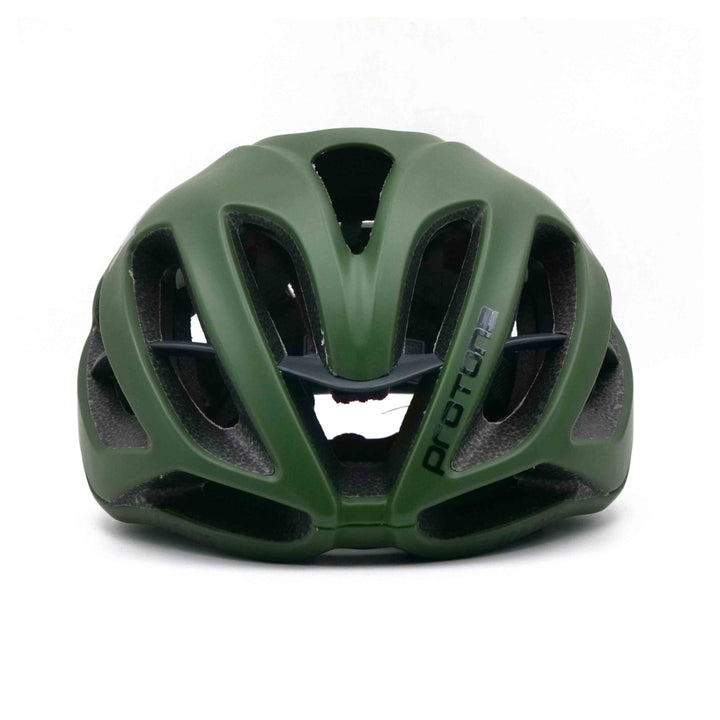 Kask Protone Cycling Helmet military green front view