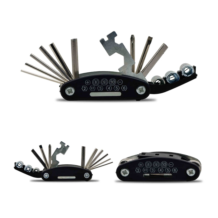 multifunctional toolkit closeup view
