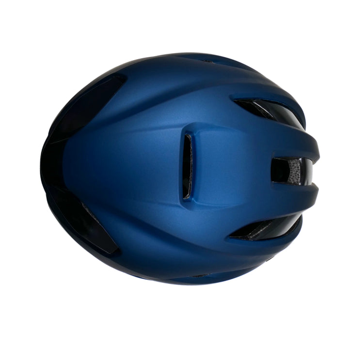 Odyssey Bicycle Helmet blue top view