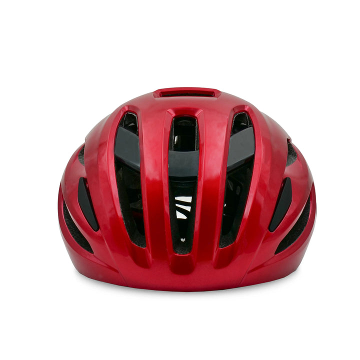 odyssey cycling helmet red front view