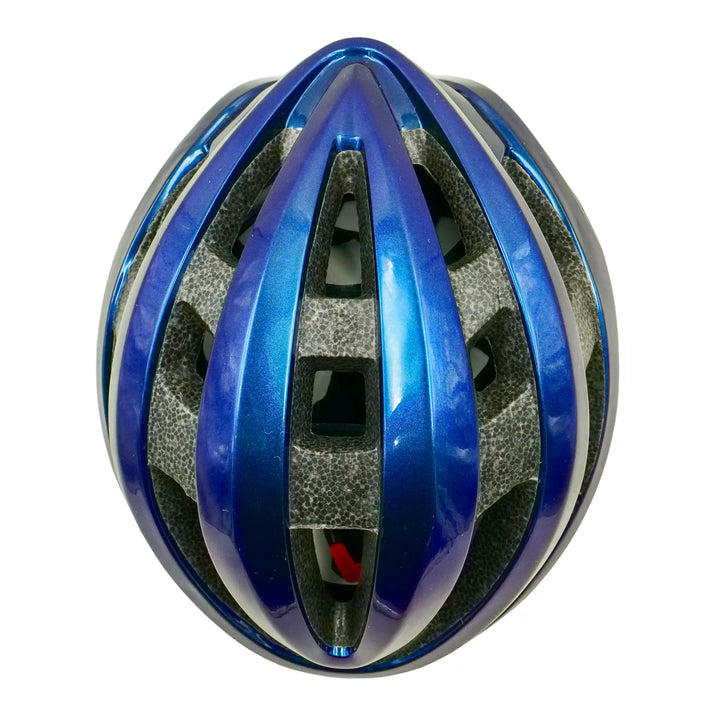 Pantom Cycling Helmet blue top view