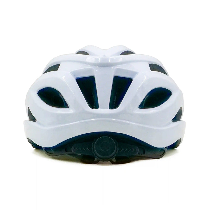 Pantom Cycling Helmet white black back view