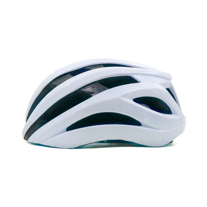 Pantom Cycling Helmet white black left side view