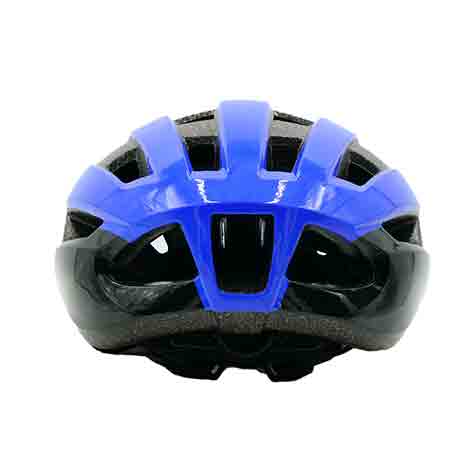 phoenix cycling helmet blue back side view