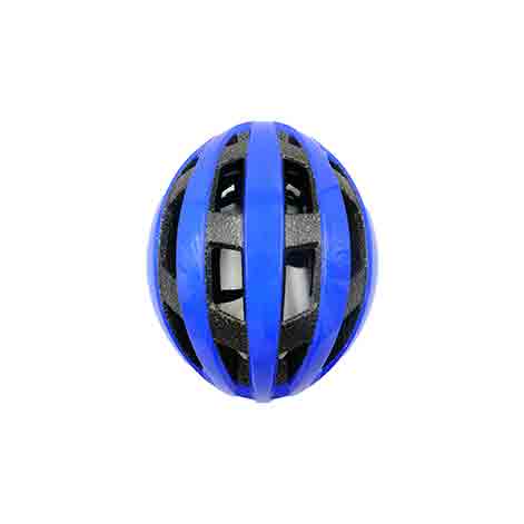 phoenix cycling helmet blue top view