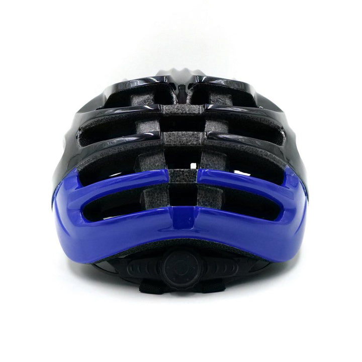 pedator-cycling helmet black blue glossey back side