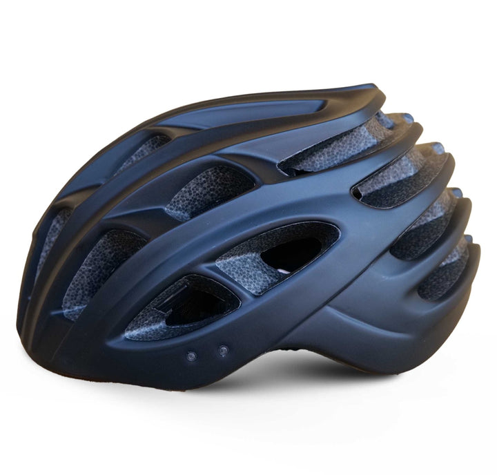 pedator-cycling helmet black matte left side view