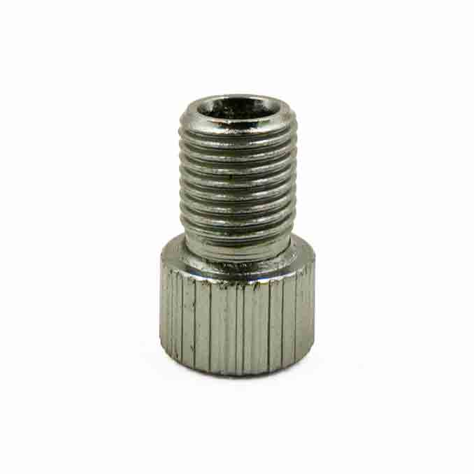 Presta Valve Adapter (Presta to Schrader Converter) grey full view