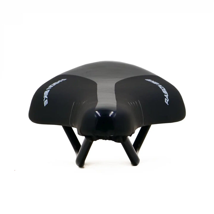 Rasion Bike Road bicycle saddle black front view