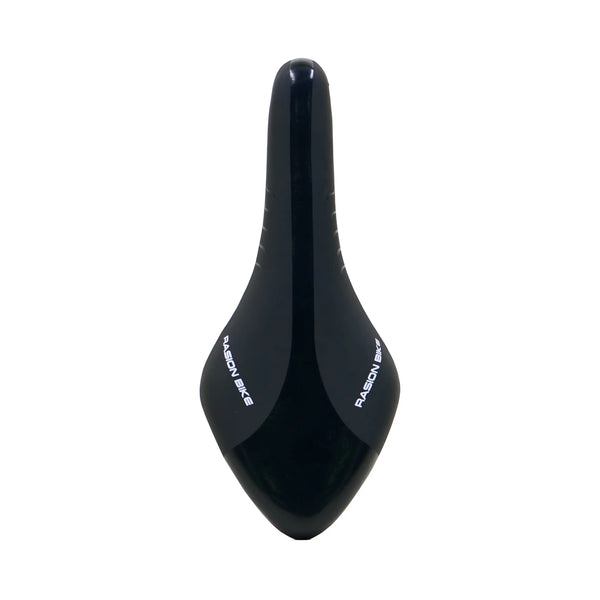 Rasion Bike Road bicycle saddle black top view